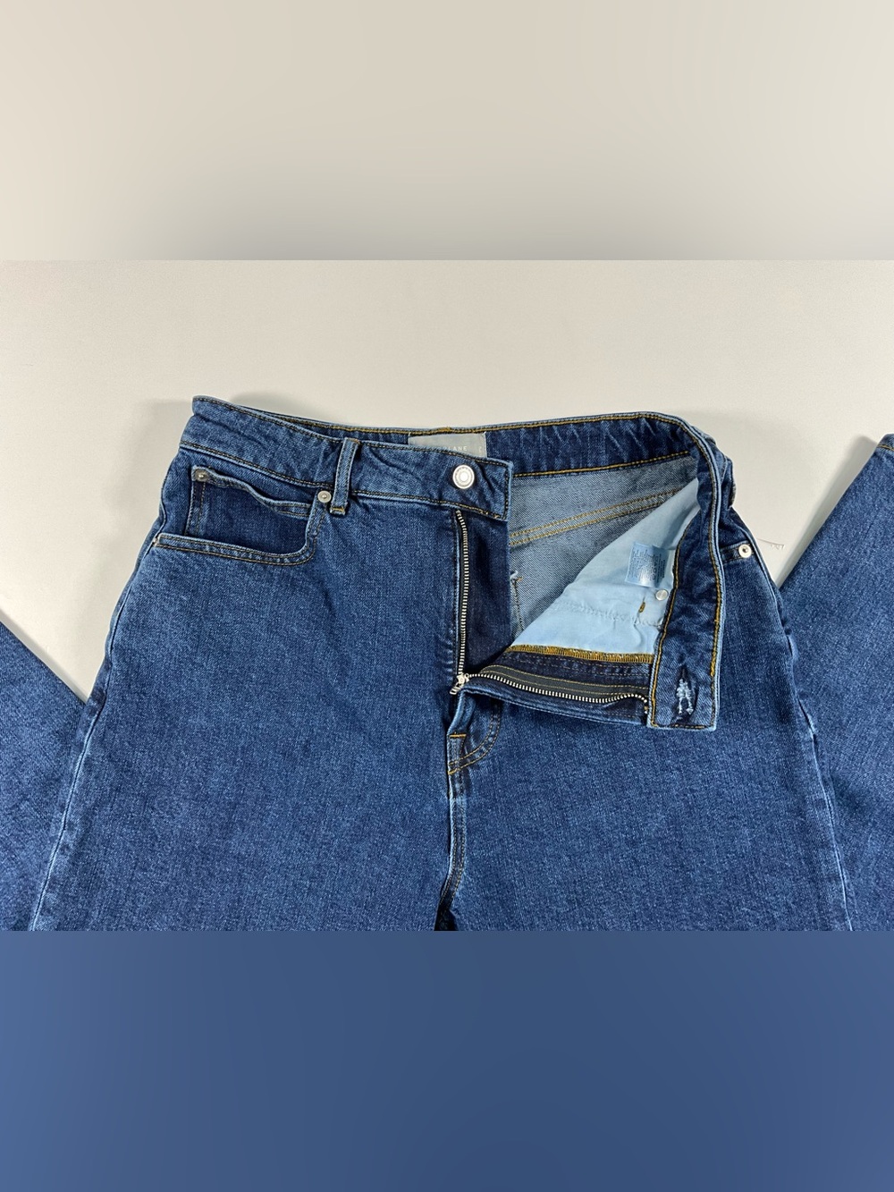 Everlane The Curvy Way High Jean Size 31 Long High Rise Organic Cotton - Picture 11 of 15